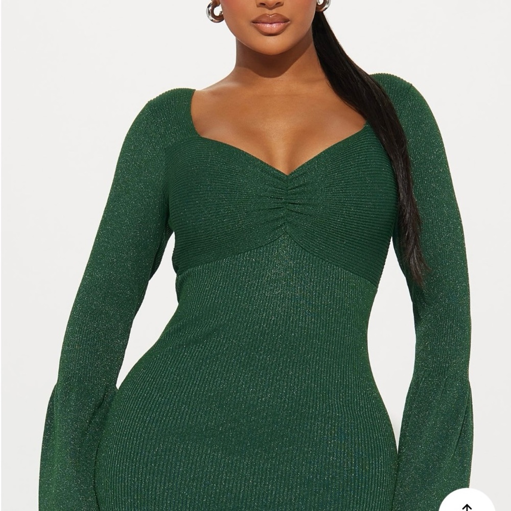 Beautiful green sweater dress 3x New